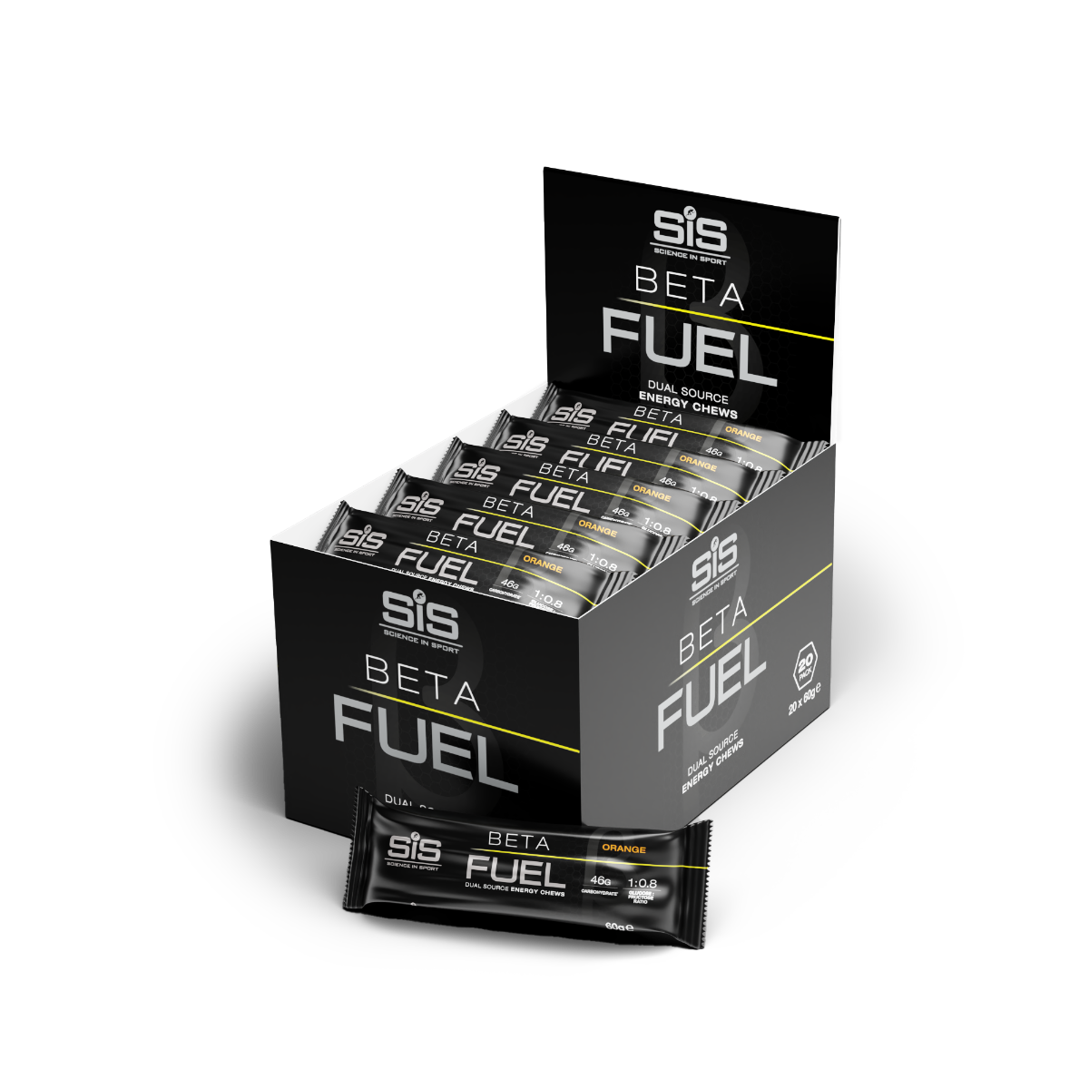 BETA Fuel Energy Chew Orange 20 Pack