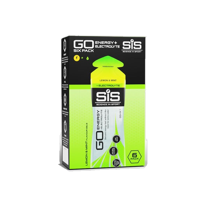 GO Energy + Electrolyte Gel Lemon & Mint 6 Pack