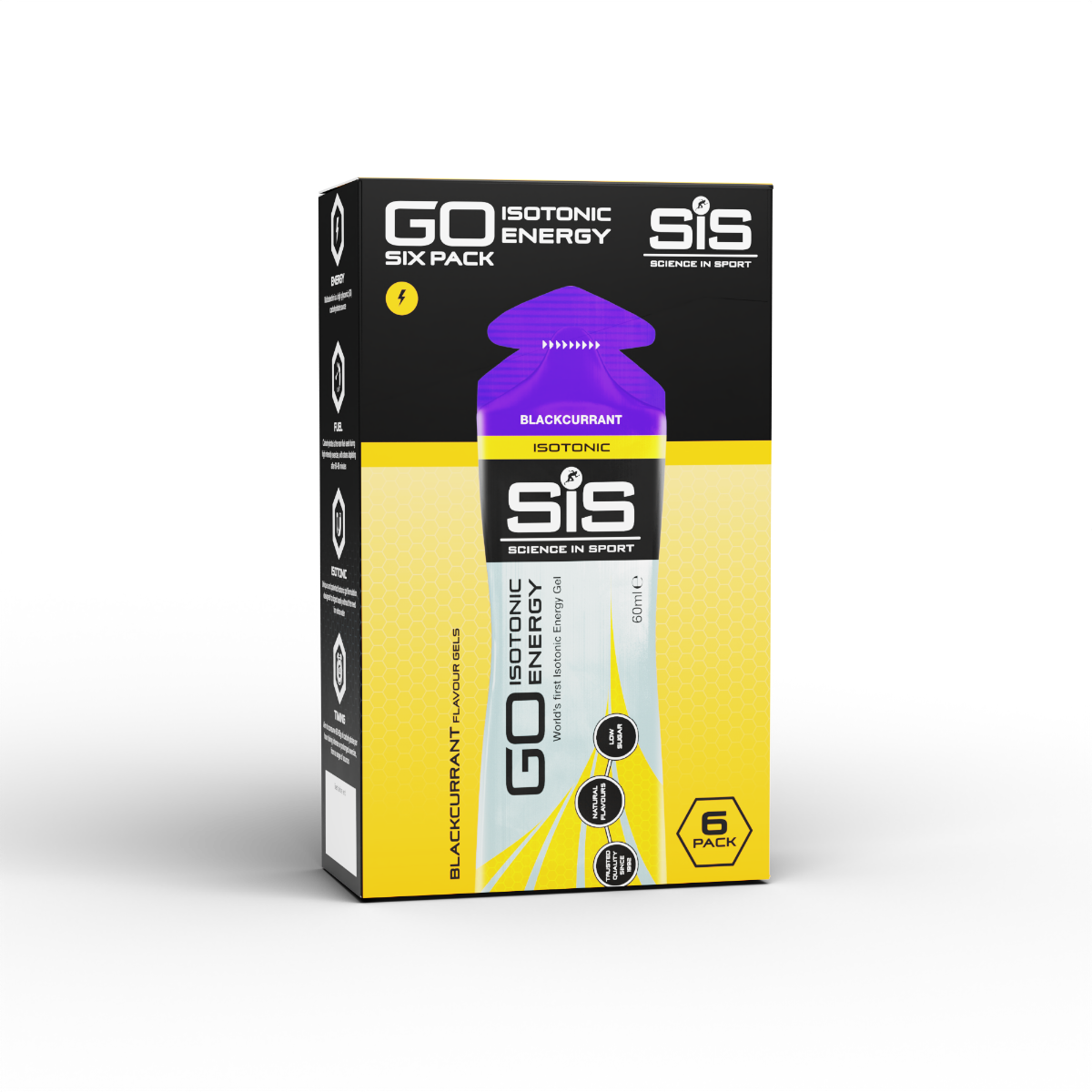 GO Isotonic Energy Gel Blackcurrant 6 Pack