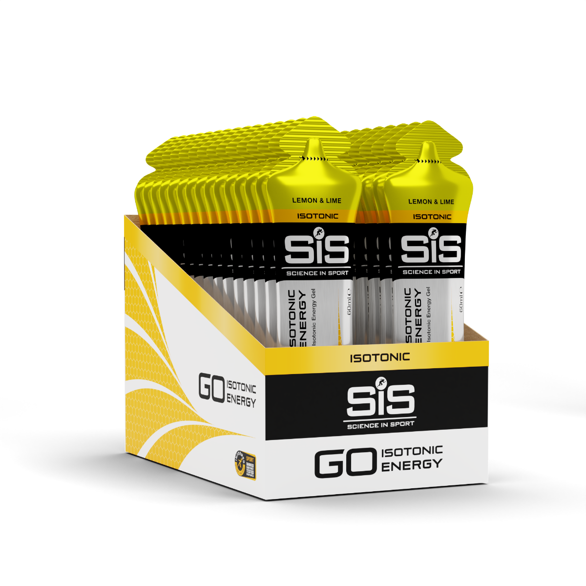 GO Isotonic Energy Gel Lemon & Lime 30 Pack