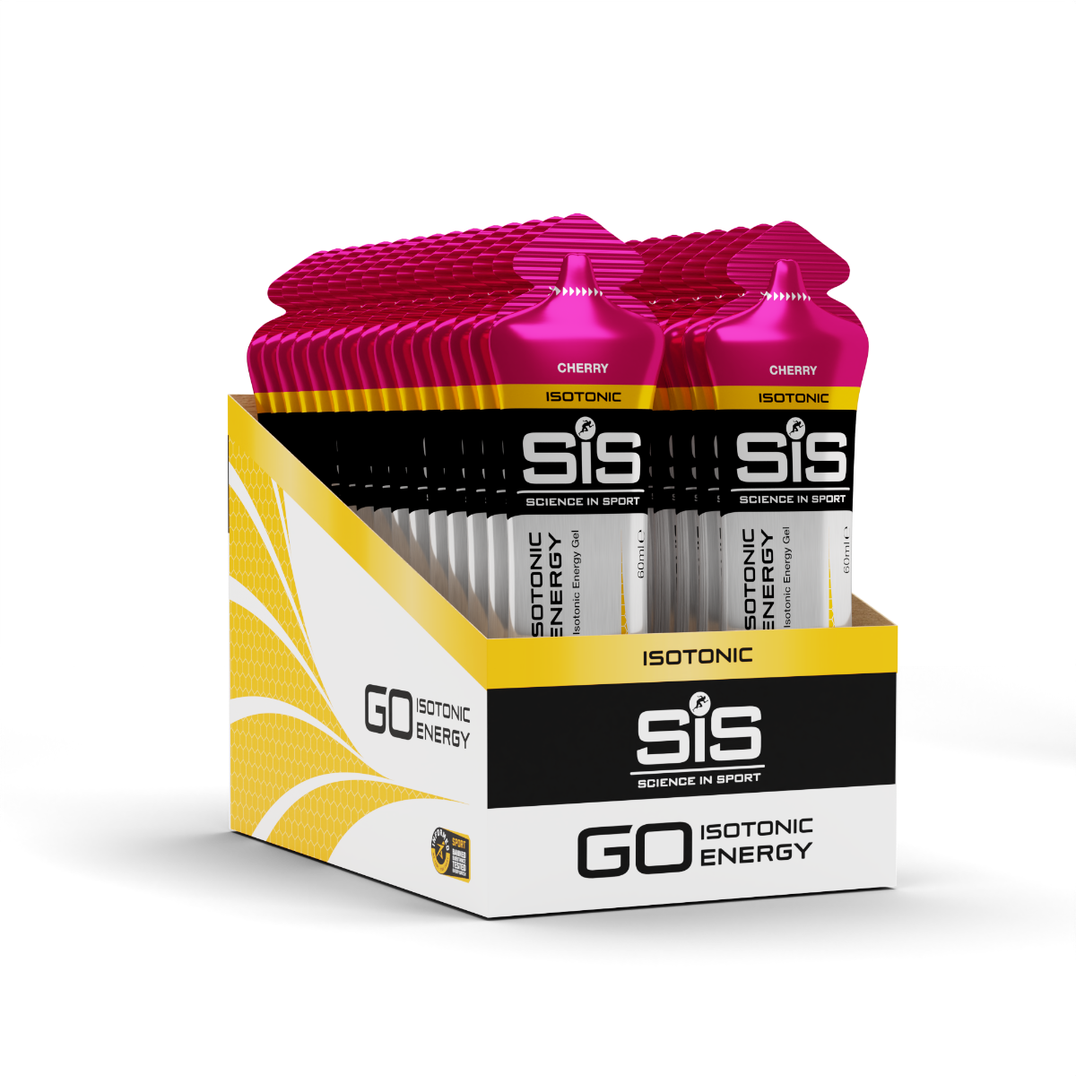 GO Isotonic Energy Gel Cherry 30 Pack