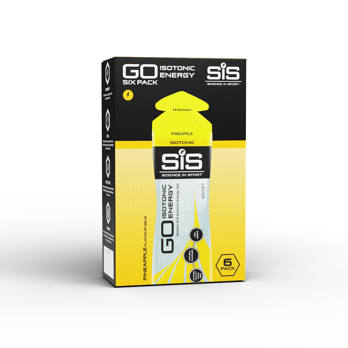 GO Isotonic Energy Gel Pineapple 6 Pack