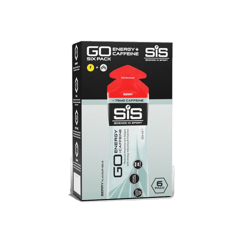 GO Energy + Caffeine Gel Berry 6 Pack