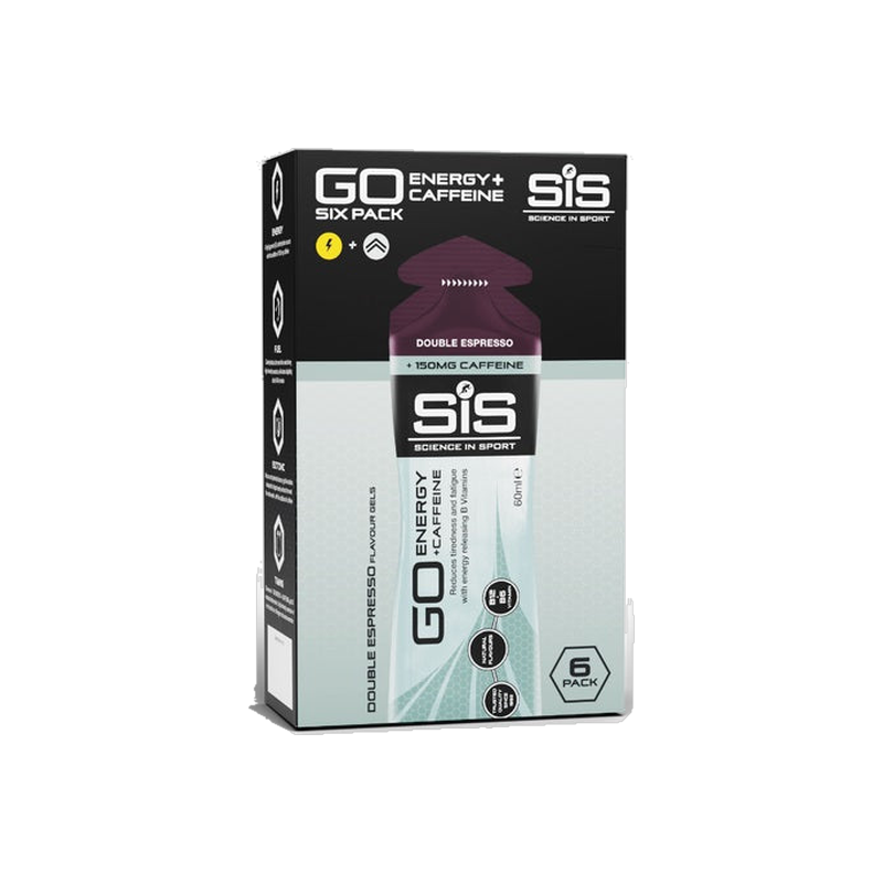 GO Energy + Caffeine Gel Double Espresso 6 Pack
