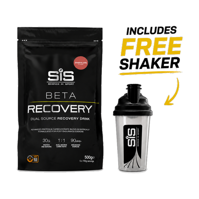 BETA Recovery 500g Chocolate with free shaker