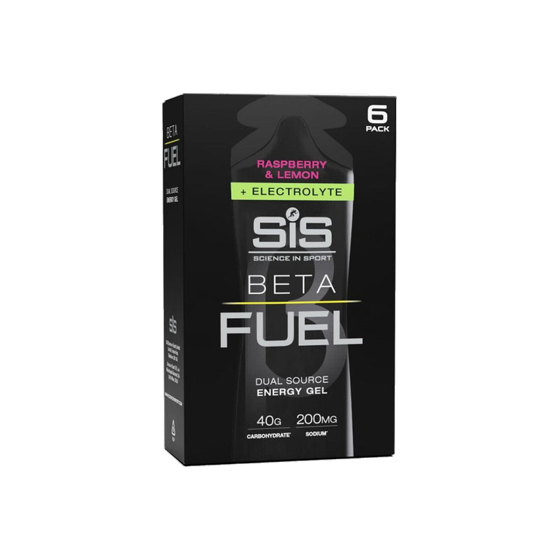 BETA Fuel + Electrolyte Gel Raspberry & Lemon 6 Pack