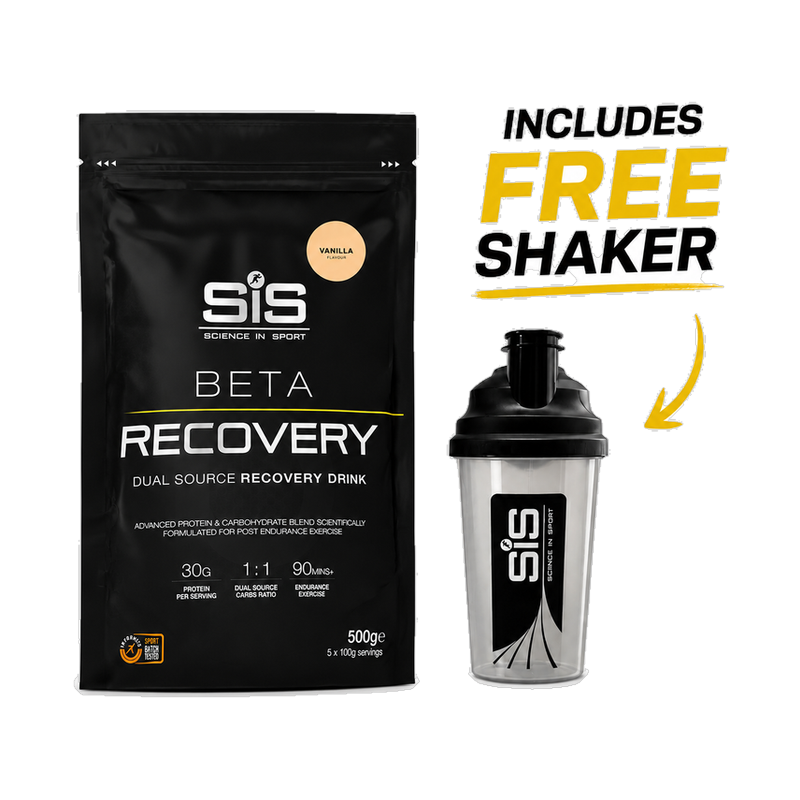 BETA Recovery 500g Vanilla with free shaker