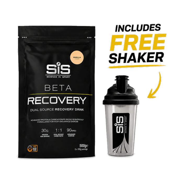 BETA Recovery 500g Vanilla with free shaker