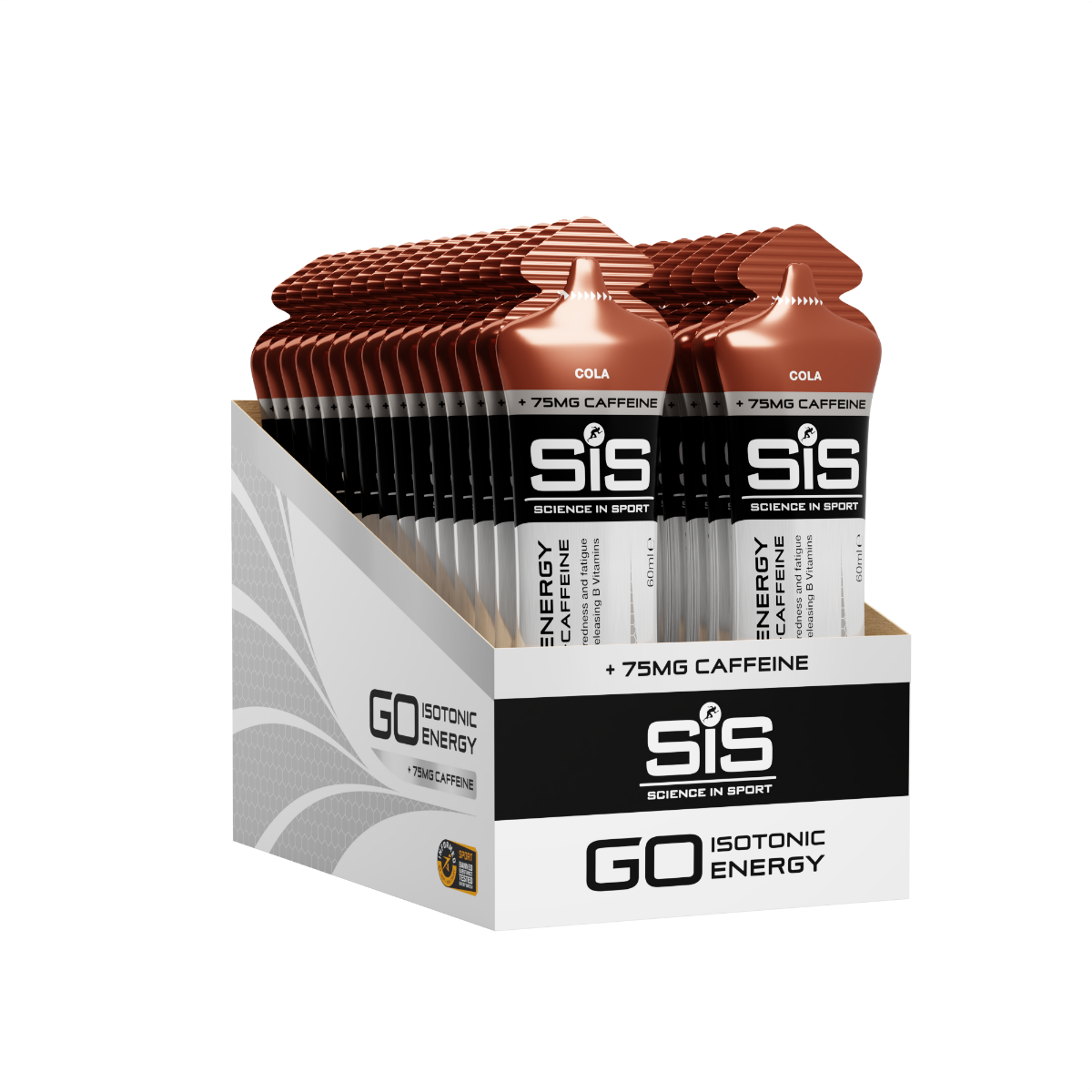 GO Energy + Caffeine Gel Cola 30 Pack