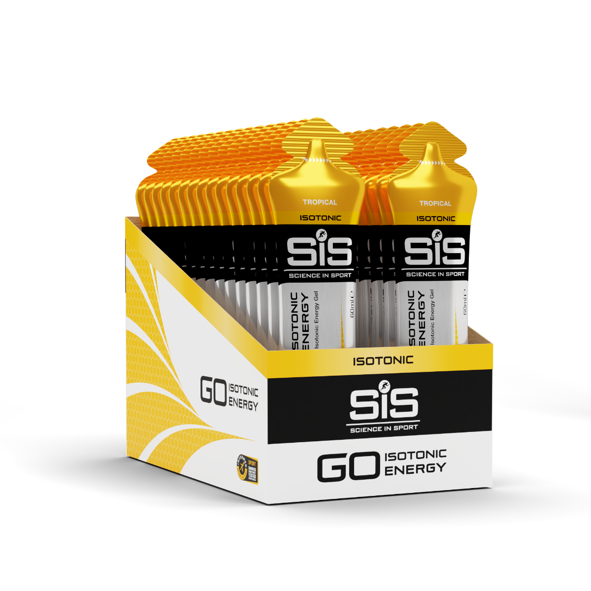 GO Isotonic Energy Gel Tropical 30 Pack