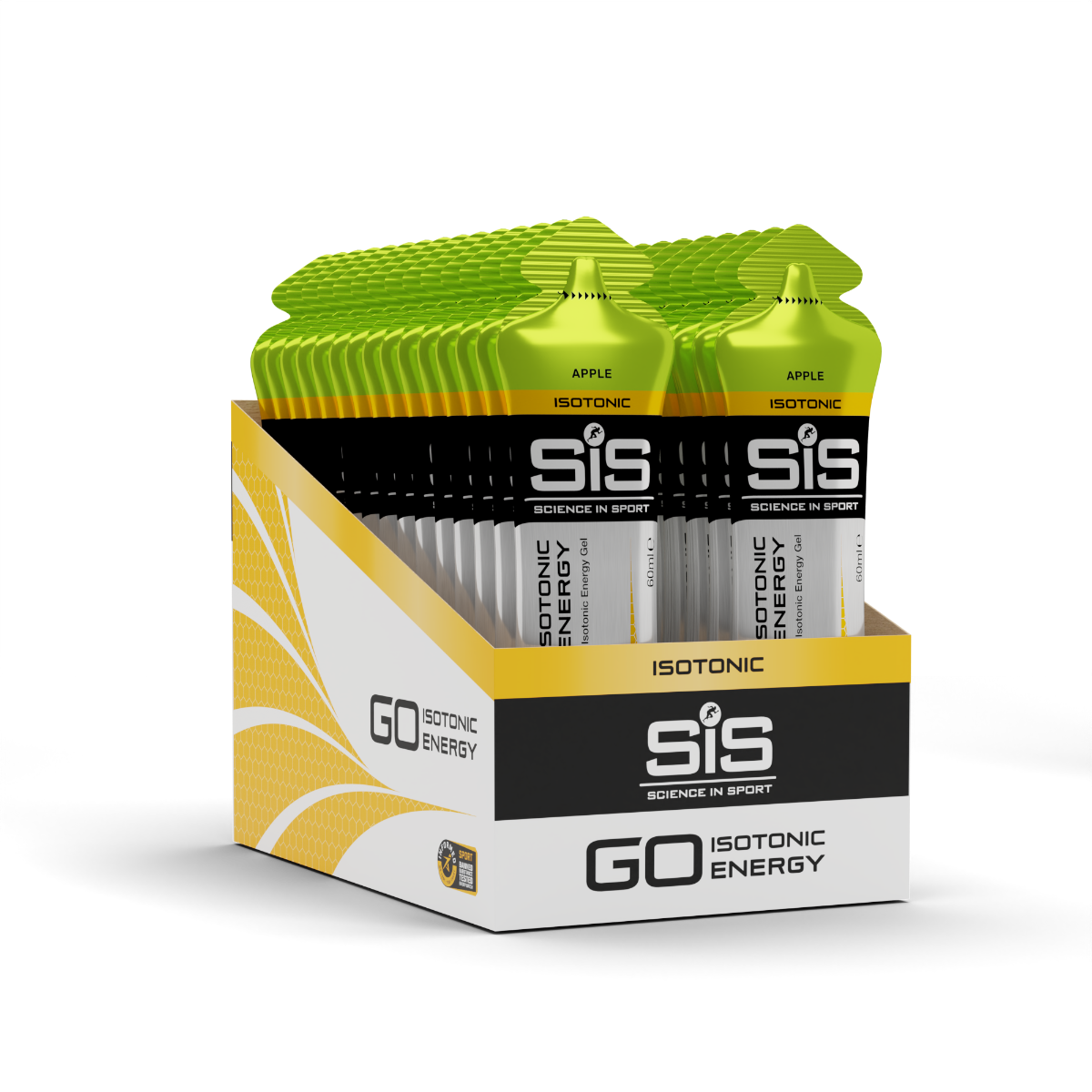 GO Isotonic Energy Gel Apple 30 Pack