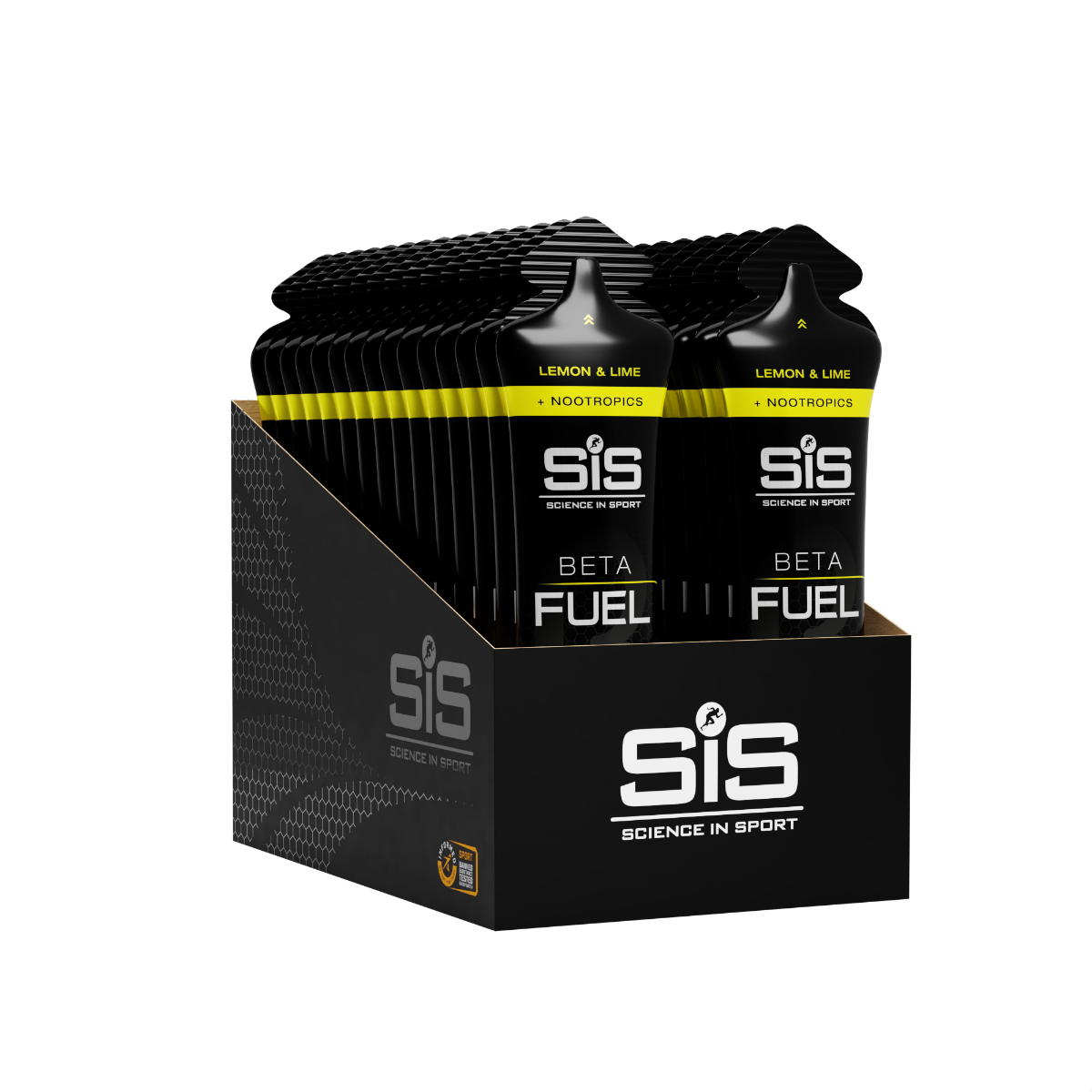 BETA Fuel + Nootropics Gel Lemon & Lime 30 Pack