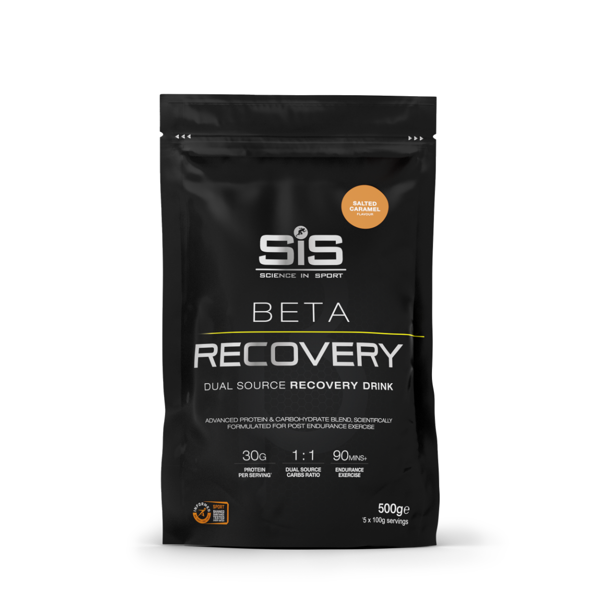BETA Recovery Salted Caramel 500g Bag