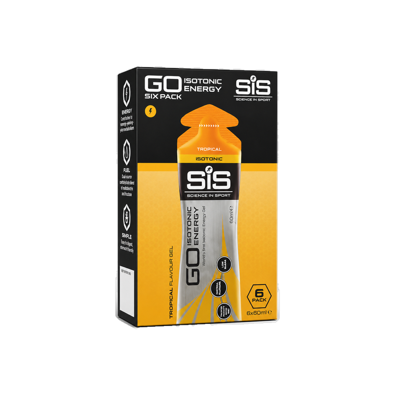 GO Isotonic Energy Gel Tropical 6 Pack
