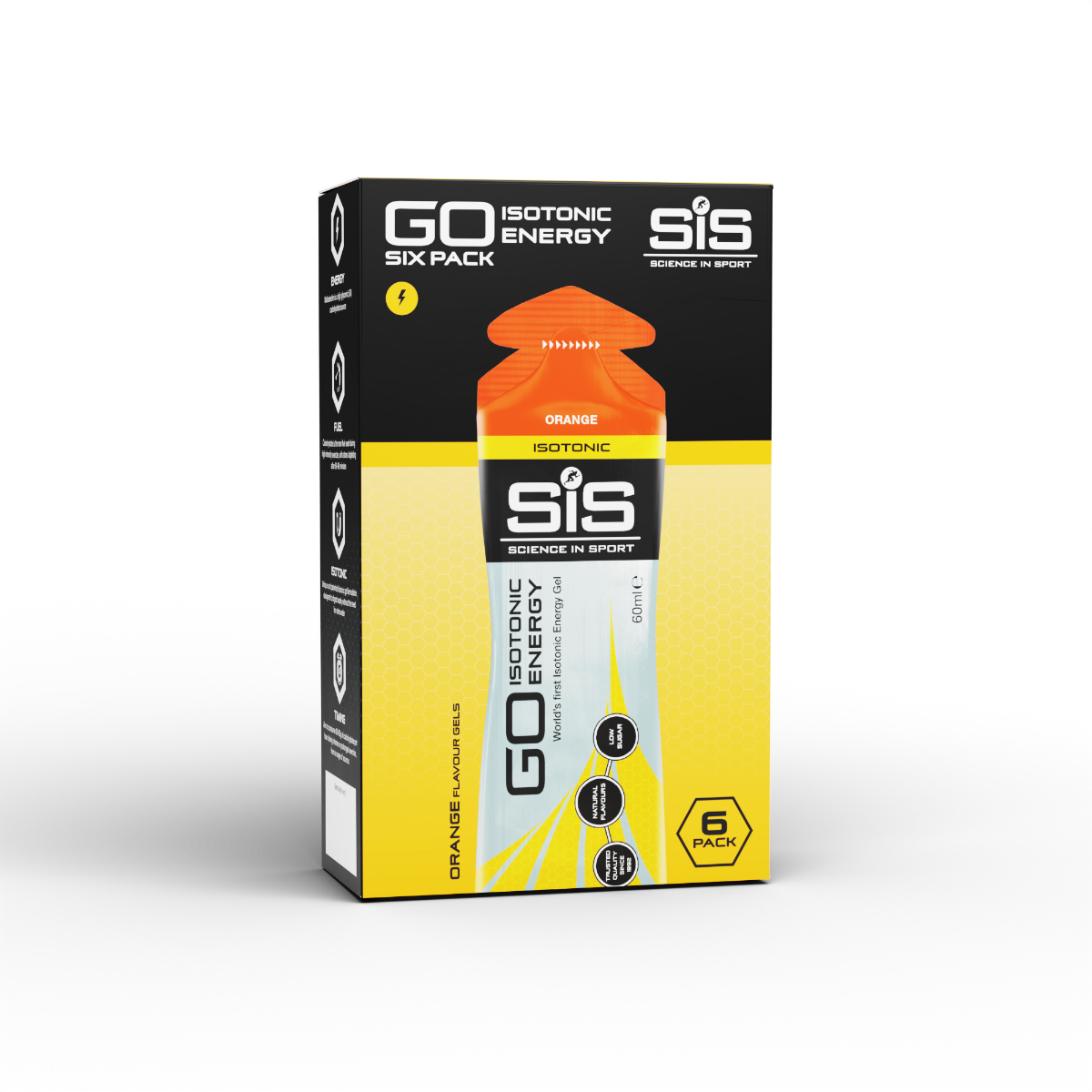 GO Isotonic Energy Gel Orange 6 Pack