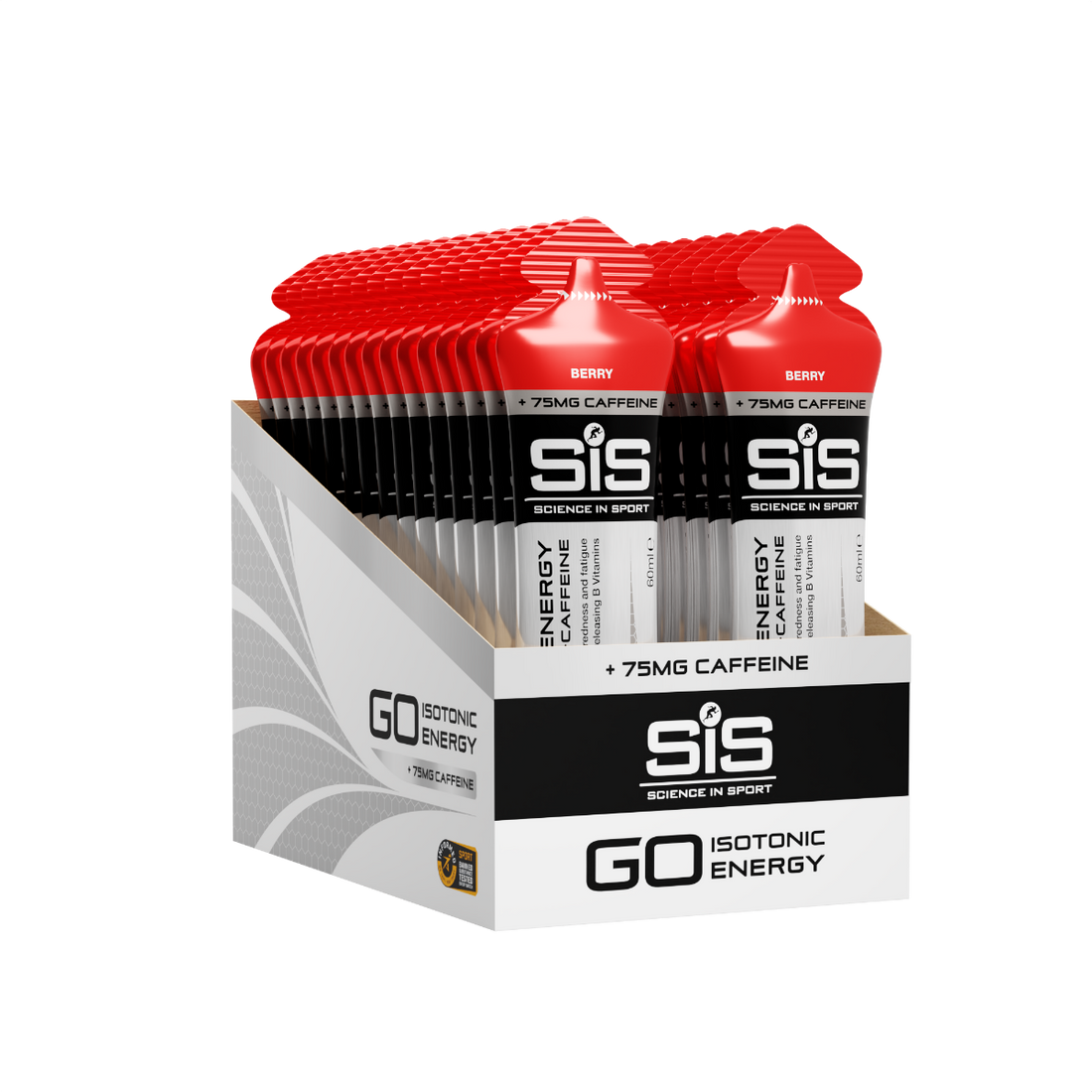 GO Energy + Caffeine Gel Berry Single Unit