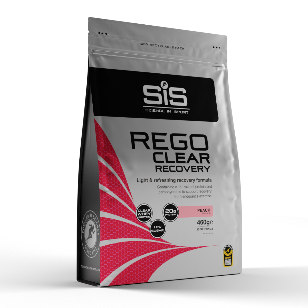 REGO Clear Recovery Peach 460g Bag