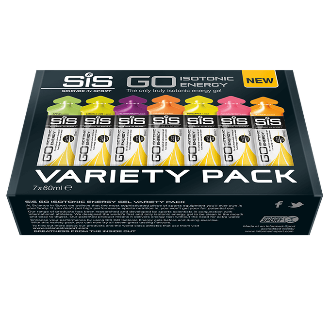 GO Isotonic Energy Gels Variety Pack