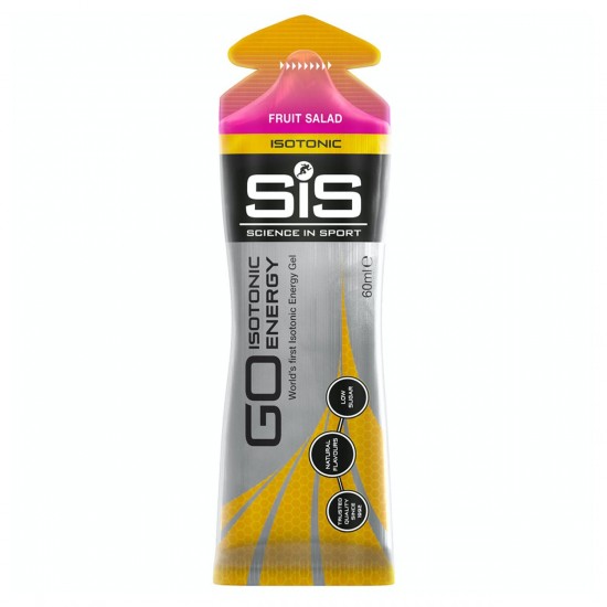 GO Isotonic Energy Gel 60ml - Single Unit (Fruit Salad) - On Sale
