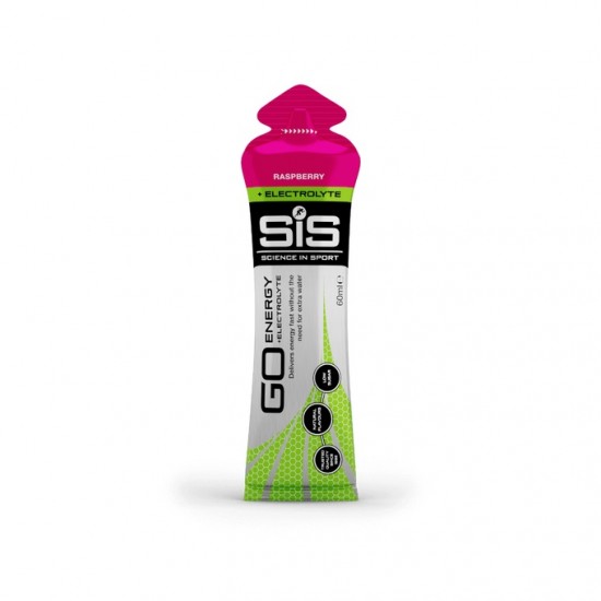 GO Energy + Electrolyte Gel 60ml - Single Unit (Raspberry) - On Sale