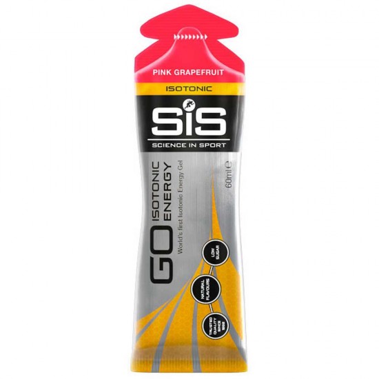 GO Isotonic Energy Gel 60ml - Single Unit (Pink Grapefruit)